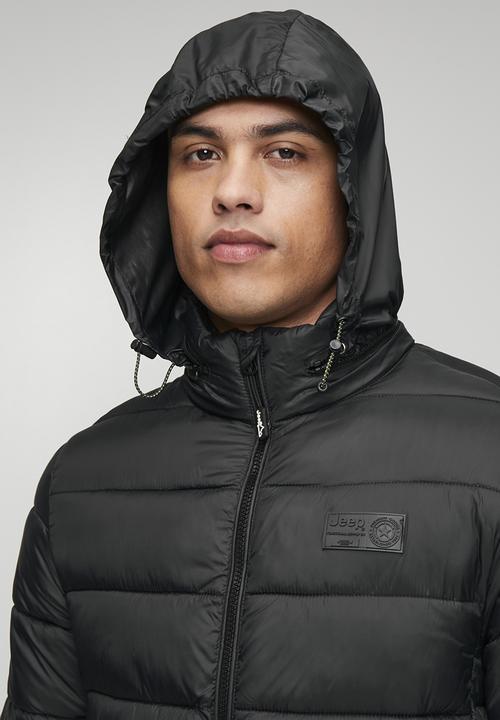 JEEP - Core Long Sleeve Puffer Jacket - Black