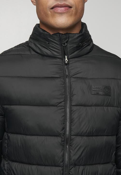JEEP - Core Long Sleeve Puffer Jacket - Black
