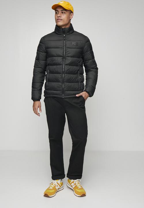 JEEP - Core Long Sleeve Puffer Jacket - Black