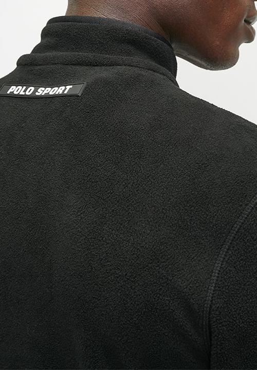POLO - Men Sport Long sleeve Polar Fleece - Black