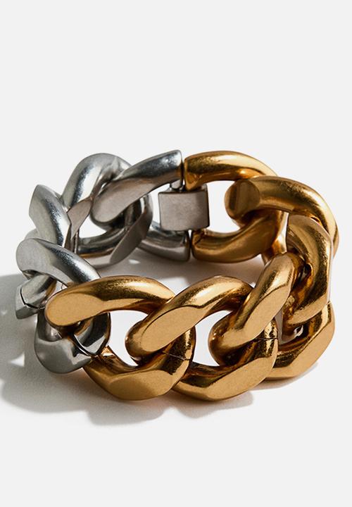 H&M - Stella McCartney H&M: Two-tone bracelet - gold/silver-coloured