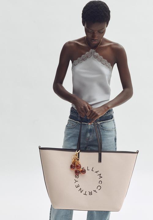 美品MC L – It Shall Be Stella McCartney H&M: Large canvas tote bag - beige - 1324956001