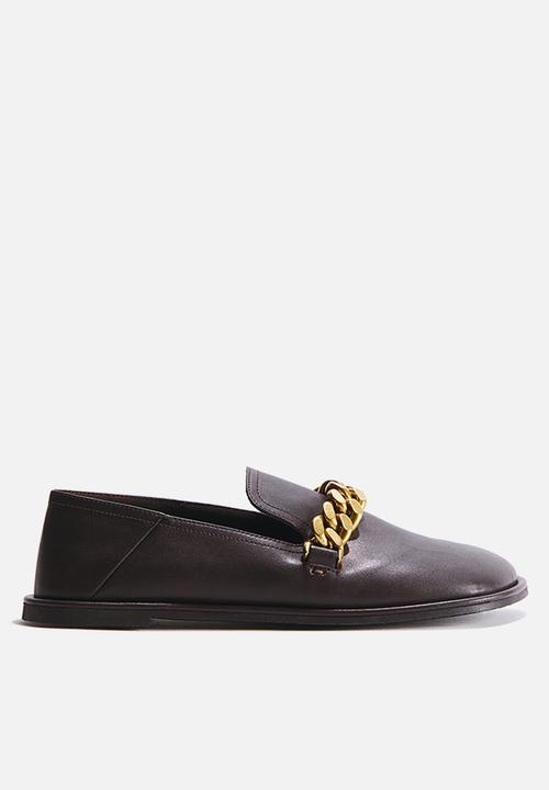 Stella McCartney H&M: Chain-detail loafers - dark brown - 1324958001