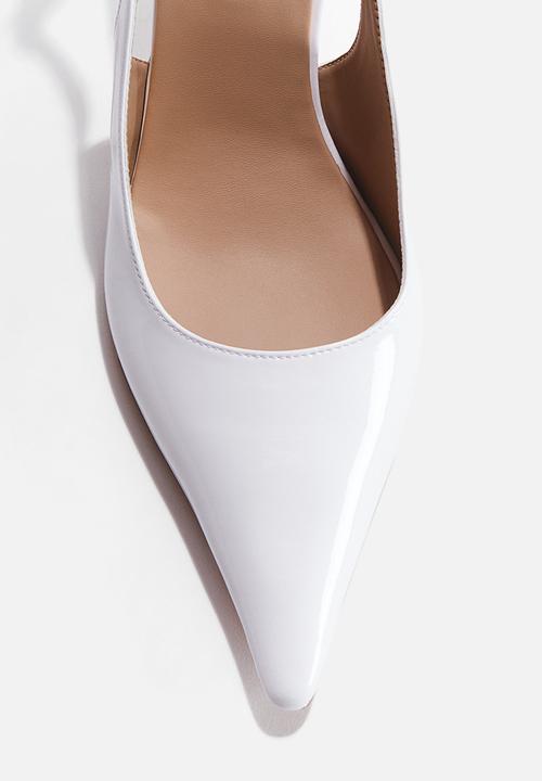 H&M - Stella McCartney H&M: Pointed slingbacks - white