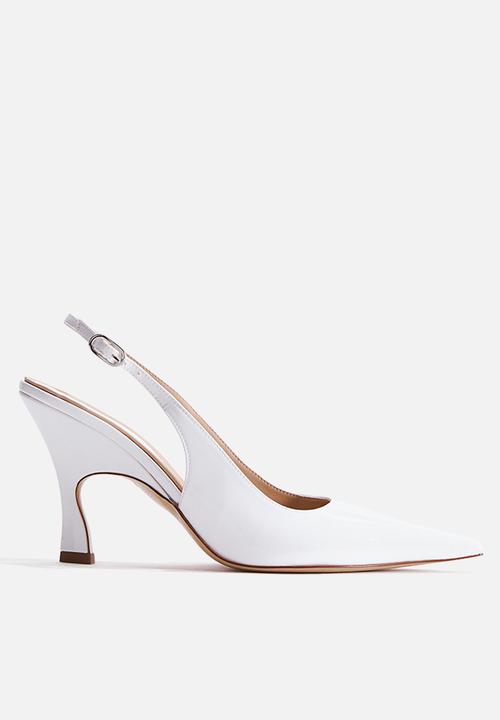 H&M - Stella McCartney H&M: Pointed slingbacks - white
