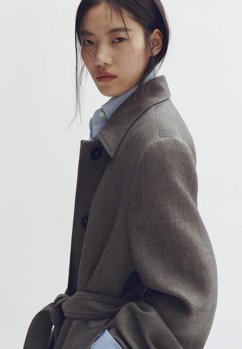 H&M - Stella McCartney H&M: Wool car coat - dark grey