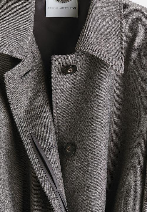 H&M - Stella McCartney H&M: Wool car coat - dark grey