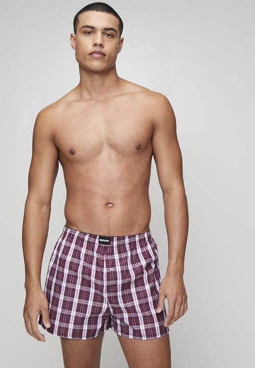 Bear - 2Pk Woven Boxers - Multi