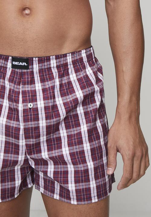 Bear - 2Pk Woven Boxers - Multi