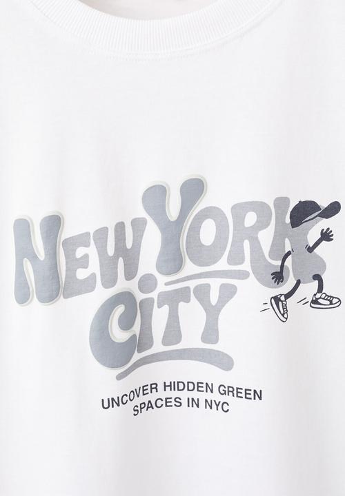 MANGO - T-Shirt NEWYORK - White