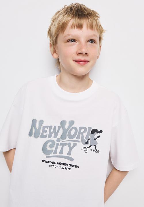 MANGO - T-Shirt NEWYORK - White