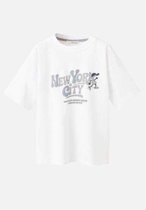 MANGO - T-Shirt NEWYORK - White