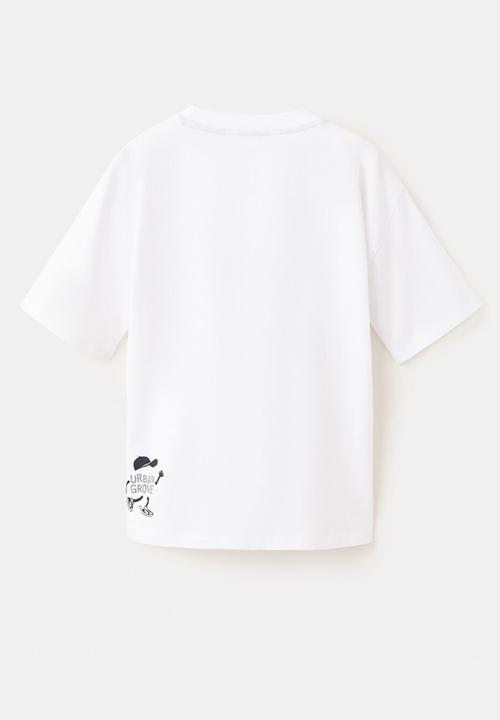 MANGO - T-Shirt NEWYORK - White
