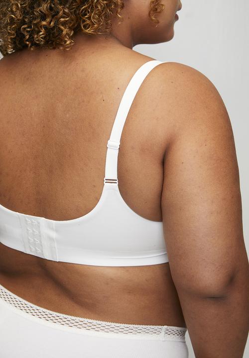 Easy Curves Shapewear - Plus size bra - white