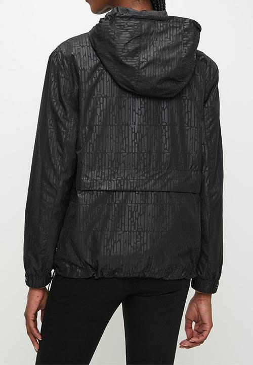 POLO - Women harper packable monogram jacket - black