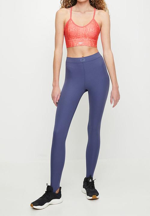 Reebok - Id Train Aop Bra-Sunset Coral