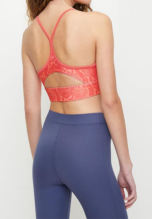 Reebok - Id Train Aop Bra-Sunset Coral