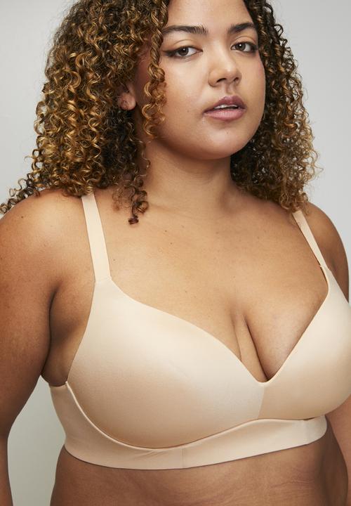 Easy Curves Shapewear - Plus size bra - beige