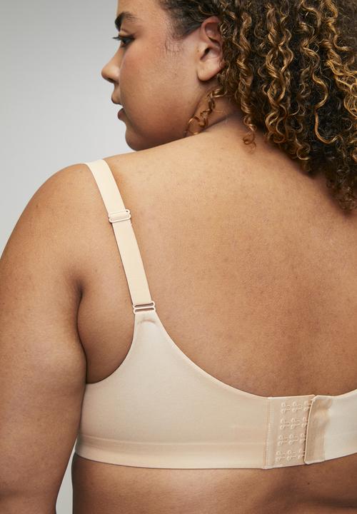 Easy Curves Shapewear - Plus size bra - beige