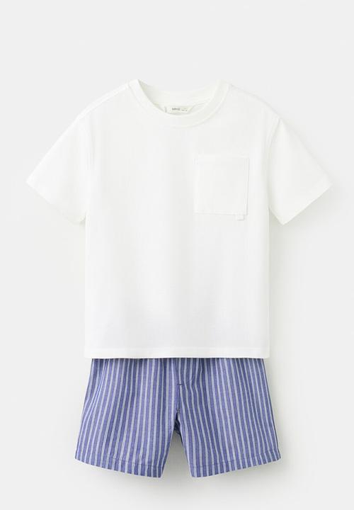 MANGO - Pyjama CLASSPIB - Natural