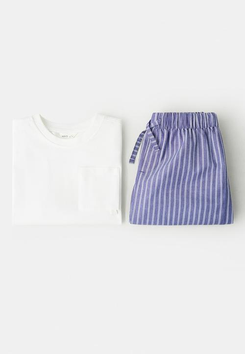 MANGO - Pyjama CLASSPIB - Natural