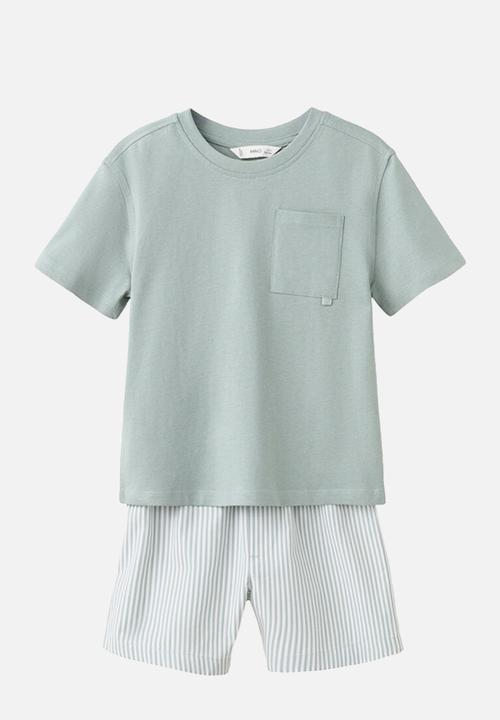 MANGO - Pyjama CLASSPIB - Green