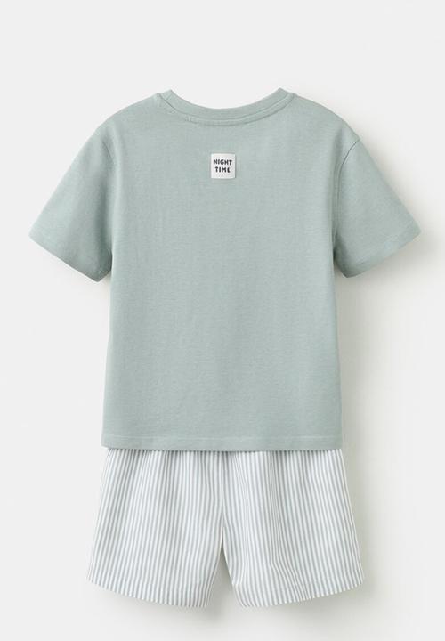 MANGO - Pyjama CLASSPIB - Green