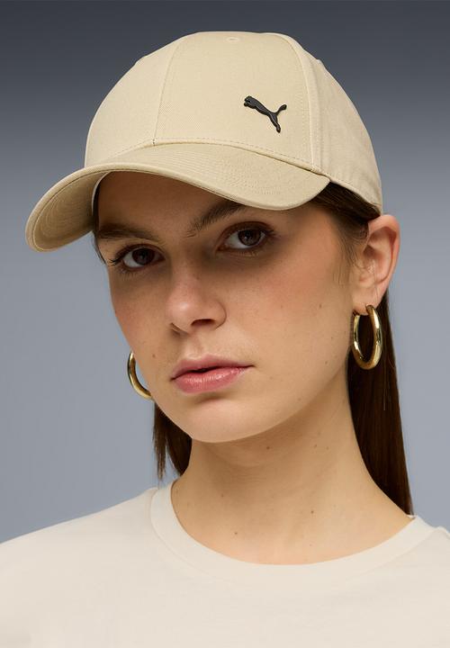 PUMA - Ess Elevated Metal Puma Cat Bb Cap - Toasted Almond