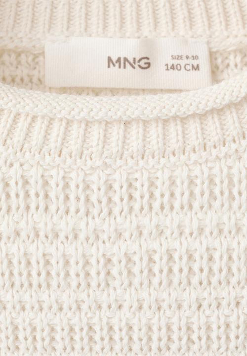MANGO - Top FARAH - Light Beige