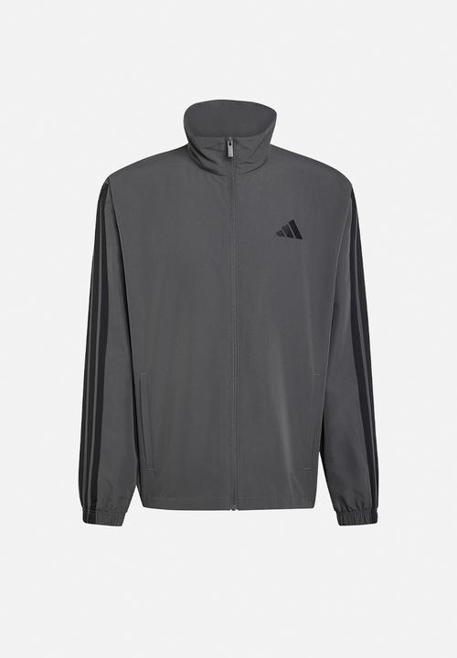 adidas Performance - 3-Stripe Woven Tracksuit Set - Grey six
