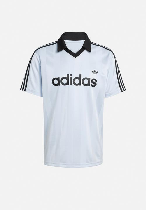 adidas Originals - Archive Collar Engineered Jersey  - Crystal Sky Blue