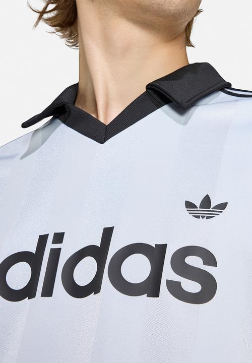 adidas Originals - Archive Collar Engineered Jersey  - Crystal Sky Blue
