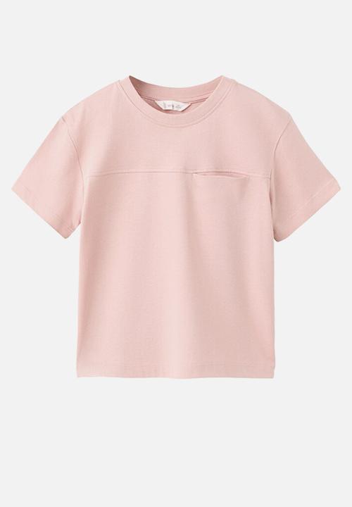 MANGO - T-Shirt BASICBMC - Light Pastel Pink