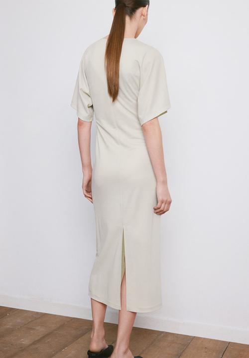 MANGO - Dress valen - light beige