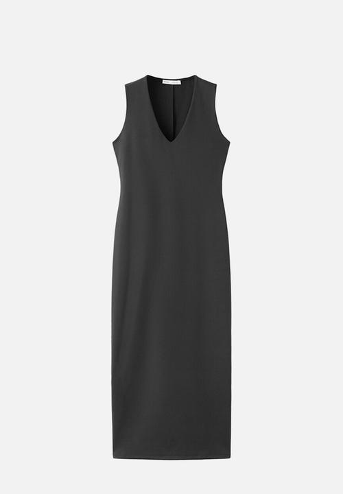 MANGO - Dress rayo - black