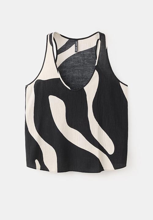 MANGO - Top nikita - black