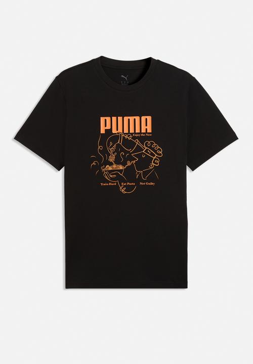PUMA - Graphics Spaghetti Tee - Black
