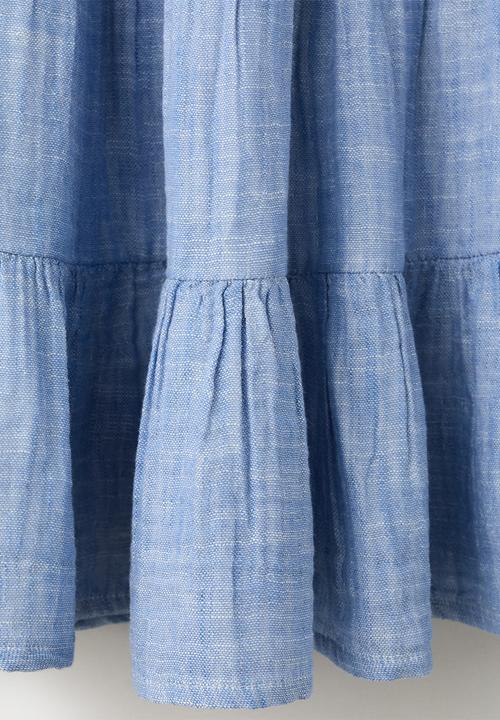 MANGO - Skirt SEASET - Medium Blue