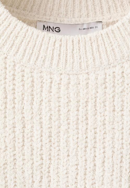 MANGO - Top bruma - light beige