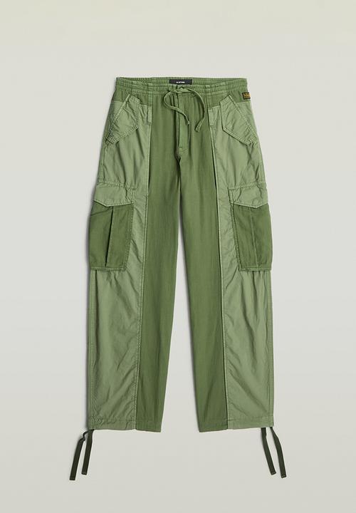 G-STAR - Fabric mix cargo wmn - four leaf clover gd