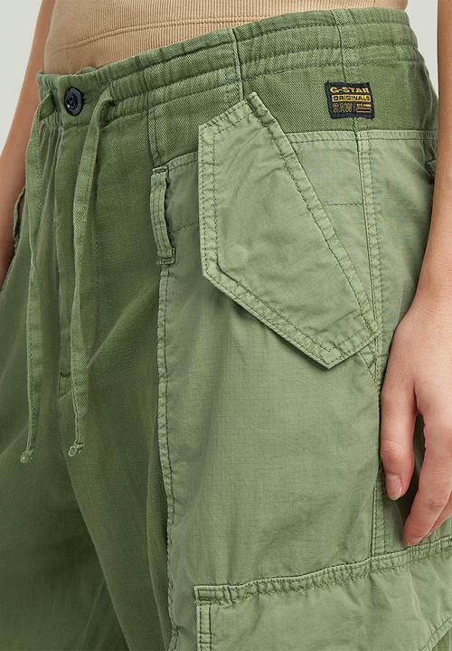 G-STAR - Fabric mix cargo wmn - four leaf clover gd