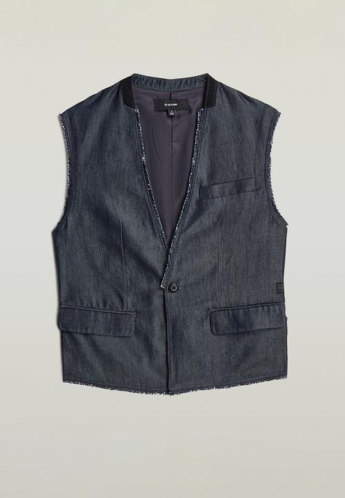 G-STAR - Blazer vest wmn - rinsed
