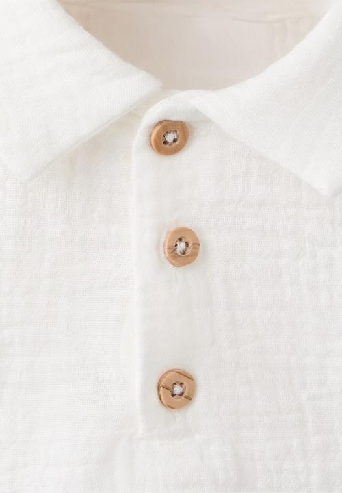MANGO - Shirt Polo - Natural