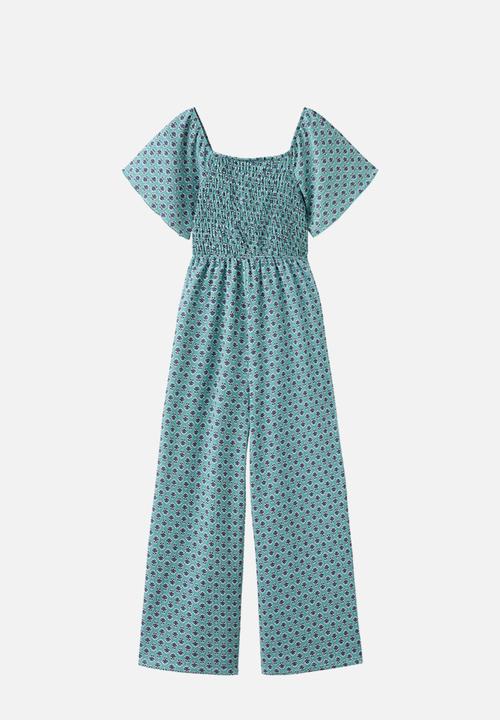 MANGO - Jumpsuit SOLES - Turquoise / Aqua