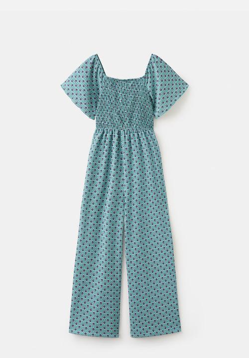 MANGO - Jumpsuit SOLES - Turquoise / Aqua