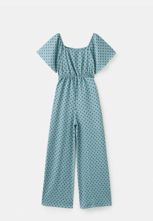MANGO - Jumpsuit SOLES - Turquoise / Aqua