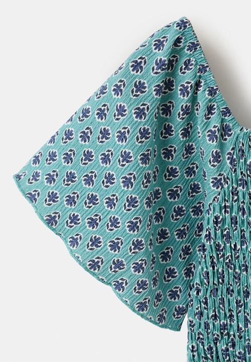MANGO - Jumpsuit SOLES - Turquoise / Aqua