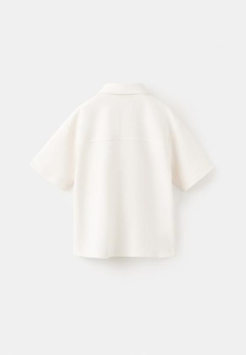 MANGO - Poloshirt WAVE - Light Beige