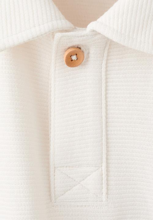 MANGO - Poloshirt WAVE - Light Beige