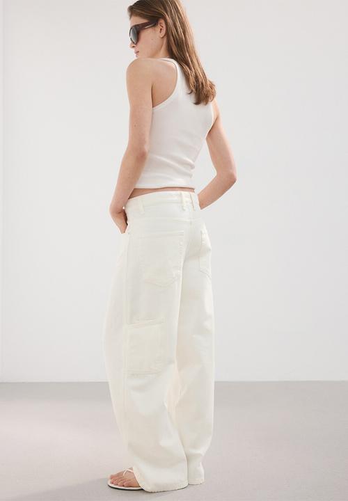 MANGO - Jeans rowan - white